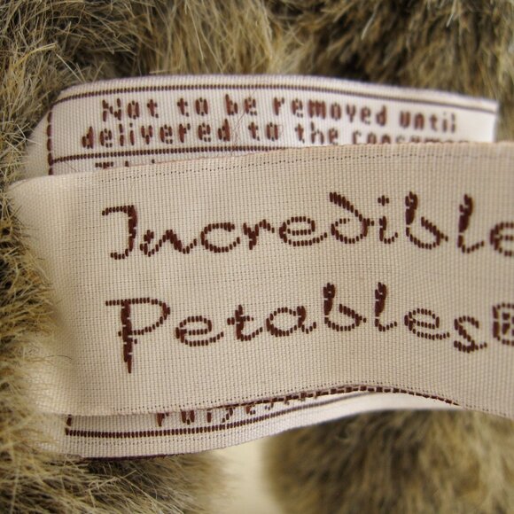 Incredible Petables Plush Spotted Hyena Wild Dog Stuffed Animal Toy Tan Black - Picture 5 of 8